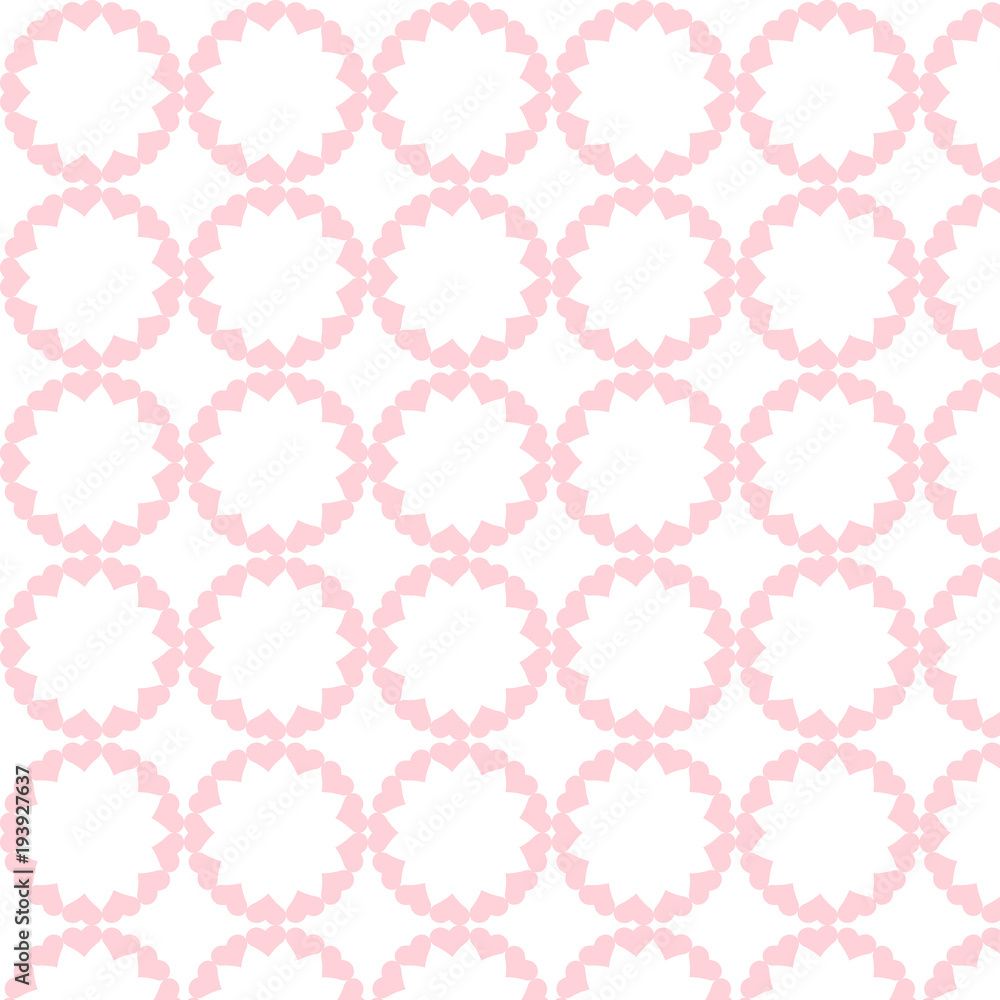 Circle pink hearts Circle pink hearts