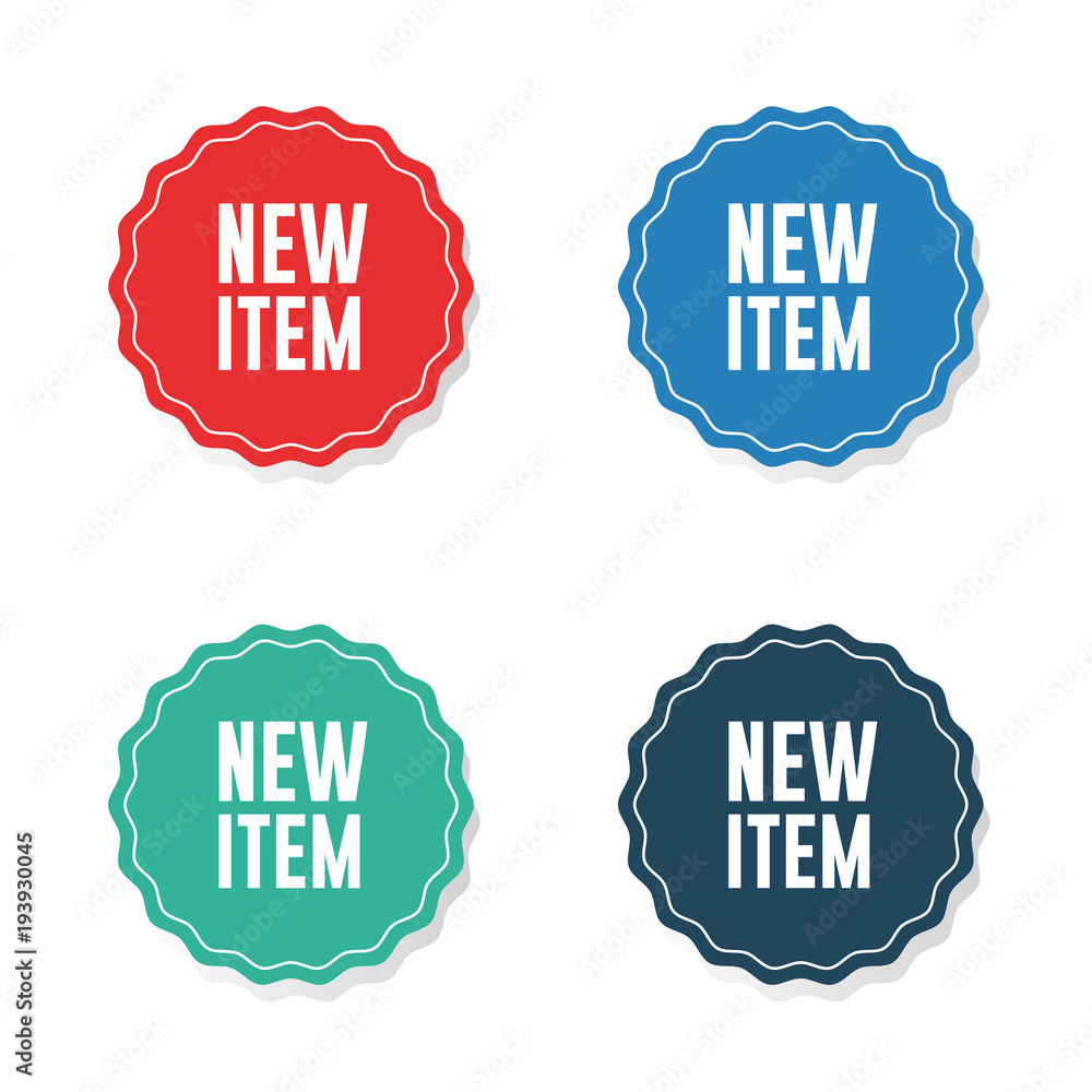 Photography New Item Sticker Labels