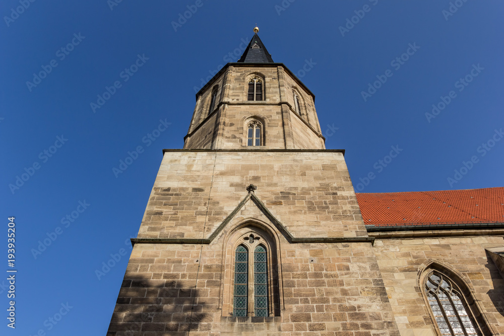 Tower of the Basilika St. Cyriakus in Duderstadt