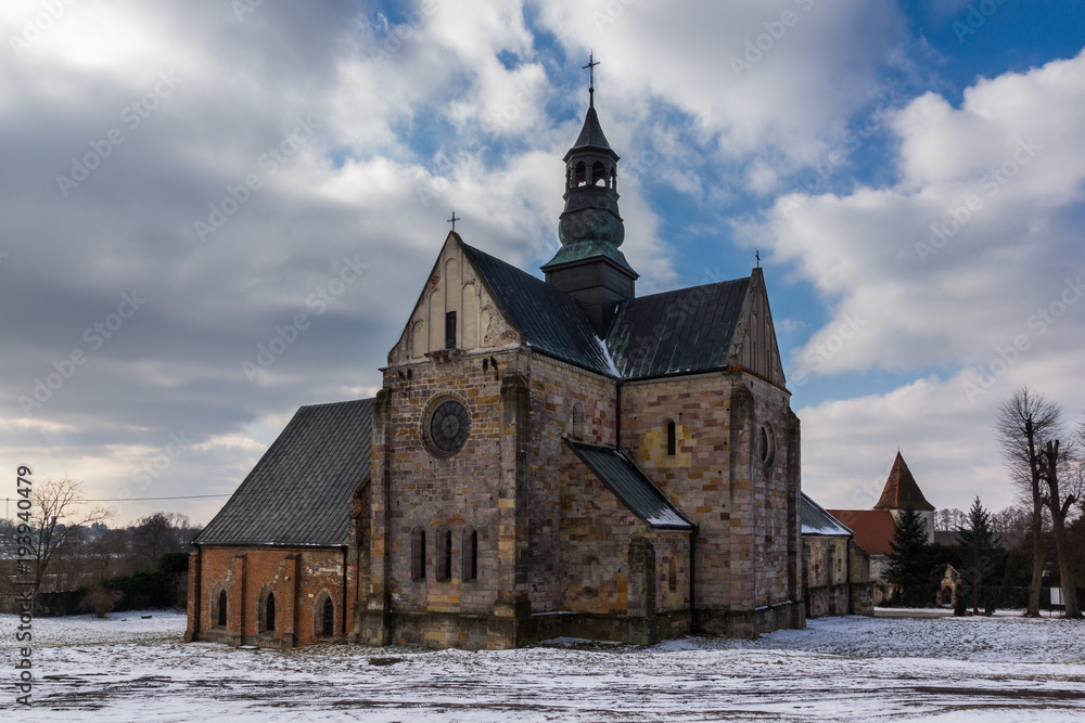 Monastery complex of the Cistercian abbey in Sulejow, Lodzkie, Poland