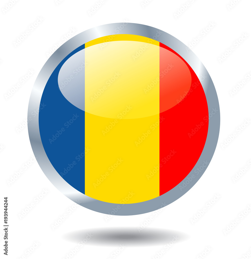 Fototapeta premium Flag of Romania vector illustration