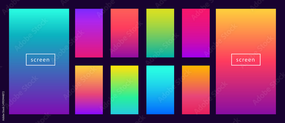 custom made wallpaper toronto digitalSoft color background on dark. Modern screen vector design for mobile app. Soft color abstract gradients.