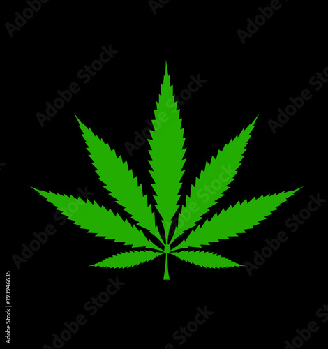 Cannabis leaf icon