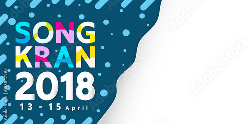 Thailand Songkran Festival design