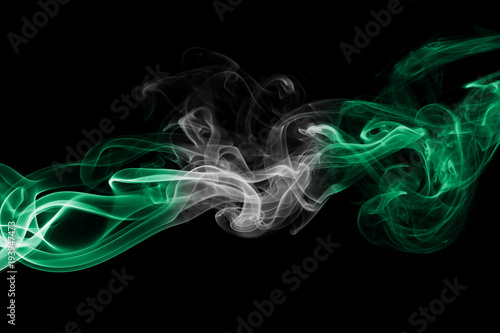 Nigeria smoke flag