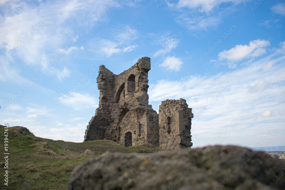 ruins of old castle ruins of old castle