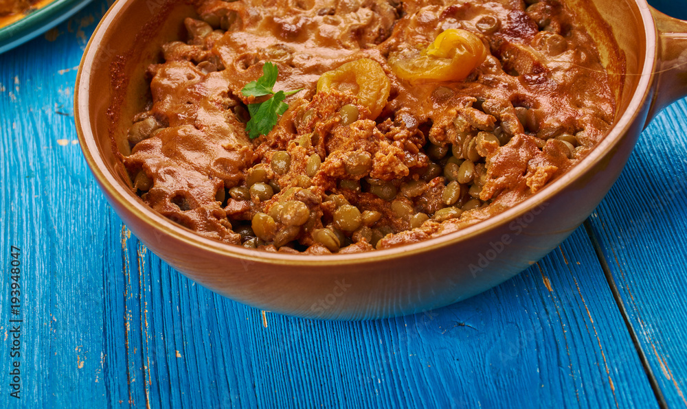 South African Lentil Bobotie