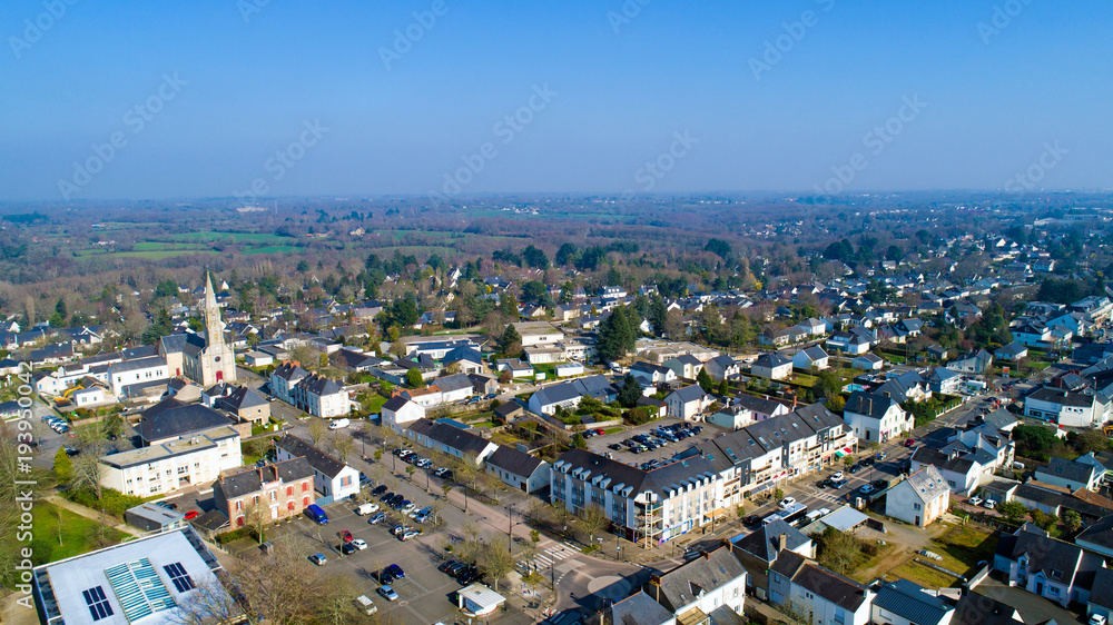 Photo aérienne de Sautron, en Loire Atlantique