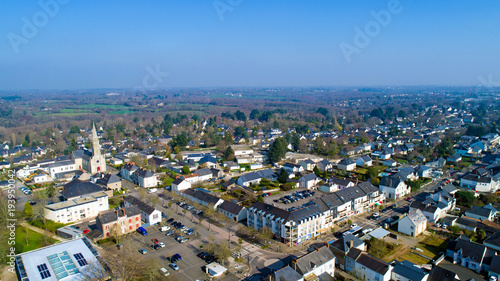 Photo aérienne de Sautron, en Loire Atlantique photo