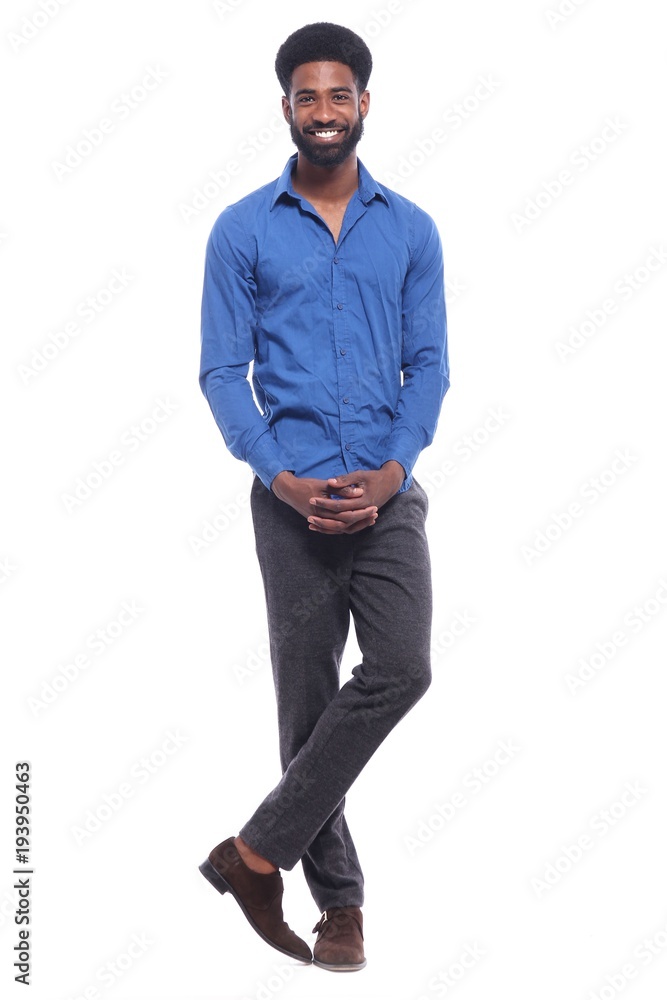 Fototapeta premium Full body afro man