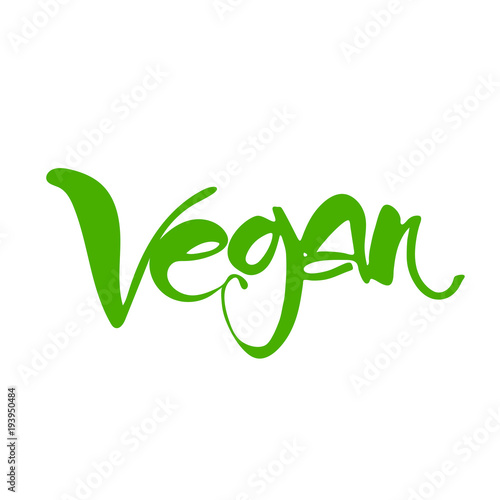 vegan lettering template