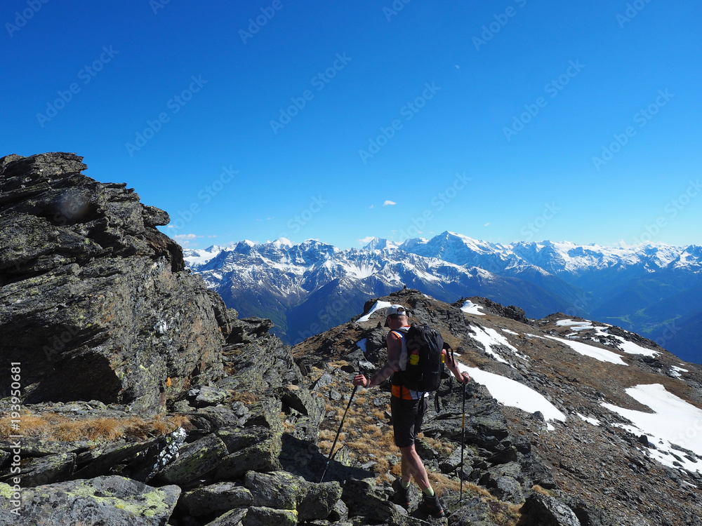 Fototapeta premium Südtirol - in der hohen Bergwelt
