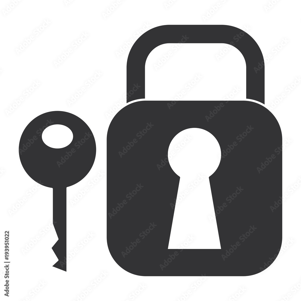 safe secure padlock with key vector illustration design safe secure padlock with key vector illustration design