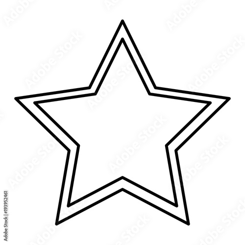 star decorative isolated icon vector illustration design