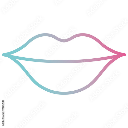 woman lips sensuality icon vector illustration design