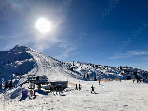 Italy Ski mountain Paganella photo