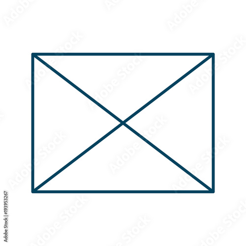 envelope mail isolated icon vector illustration design