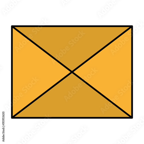 envelope mail isolated icon vector illustration design