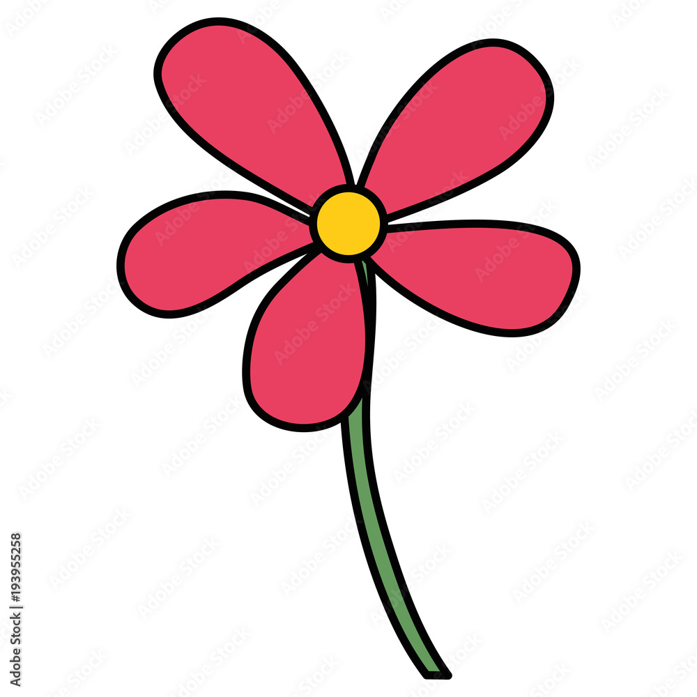 tropical and exotic flower decorative vector illustration design tropical and exotic flower decorative vector illustration design