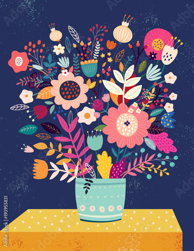 Still life with flowers