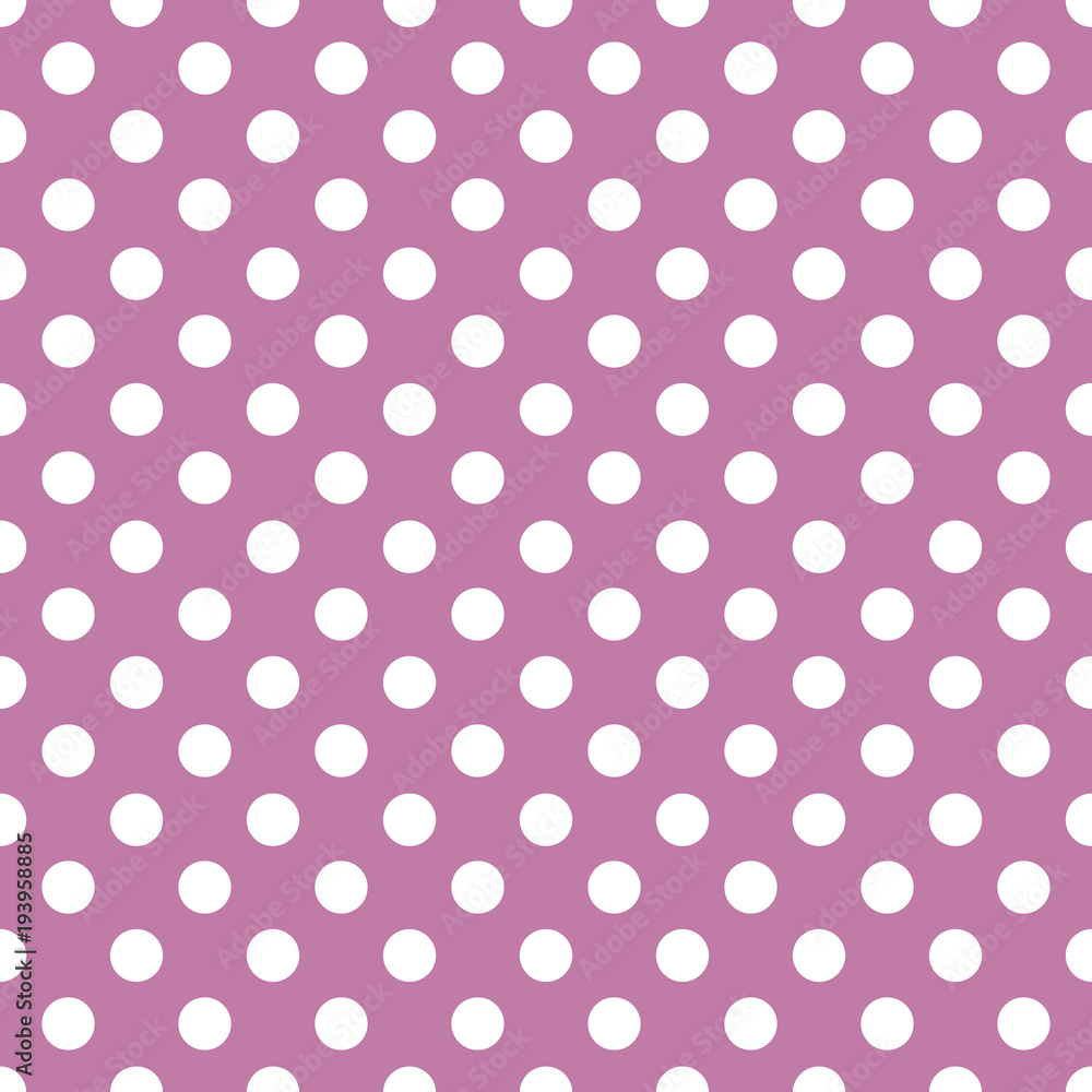 Polka dots purple pattern