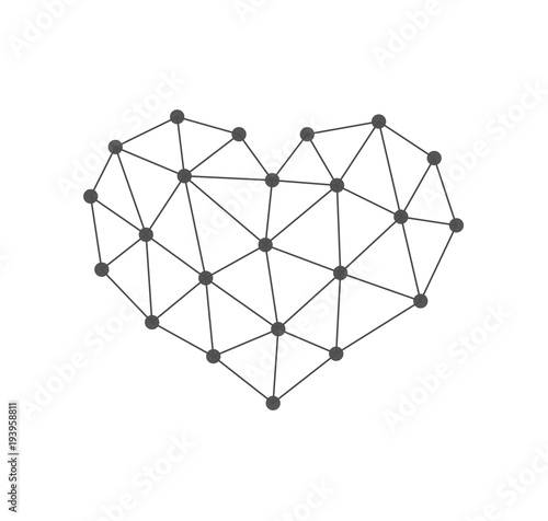 Abstract heart icon