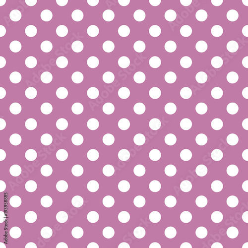 Polka dots purple pattern
