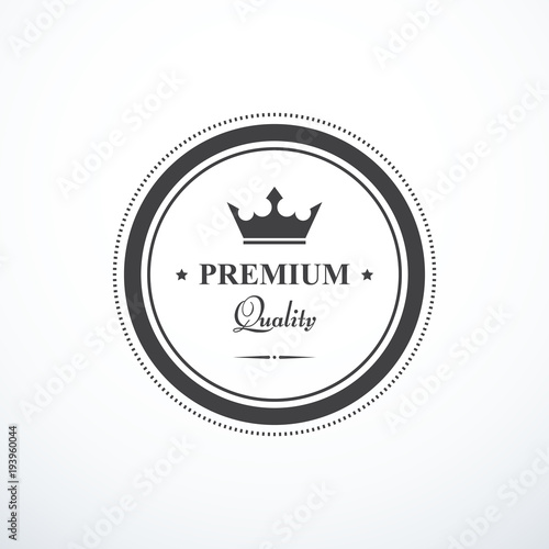 Vector premium quality badge