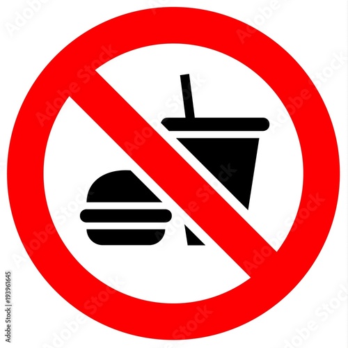 Prohibition red sign