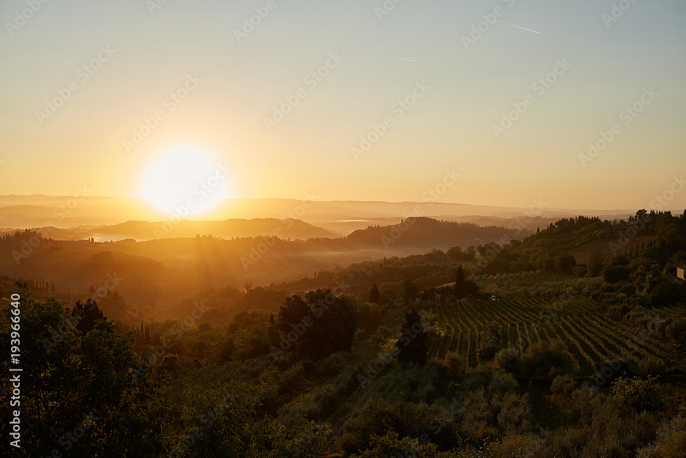Tuscan sunrise