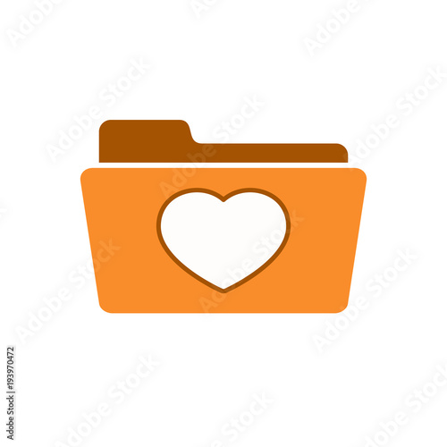 Bookmark bookmarks favourite favourites folder heart like icon