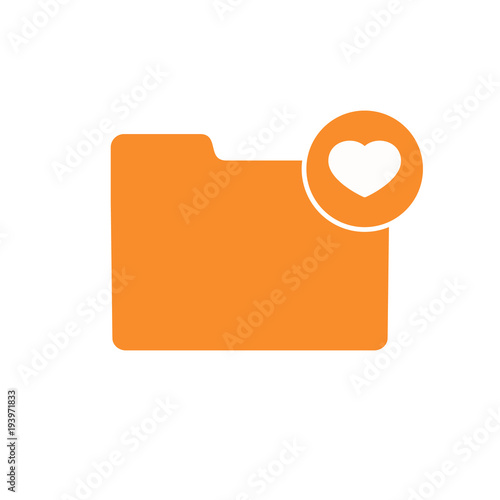 Bookmark bookmarks favourite favourites folder heart like icon