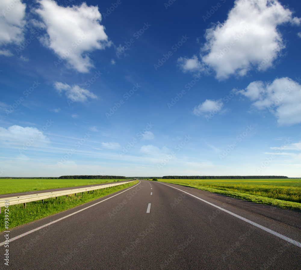 Asphalt car road Asphalt car road