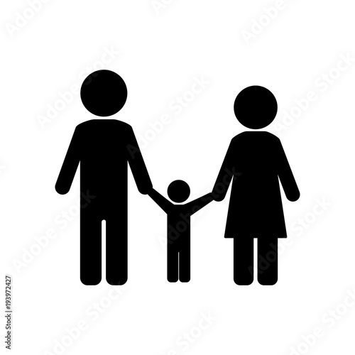 Family Icon Vector . Flat Sign for using in the App, UI, Art, Logo, Web.
