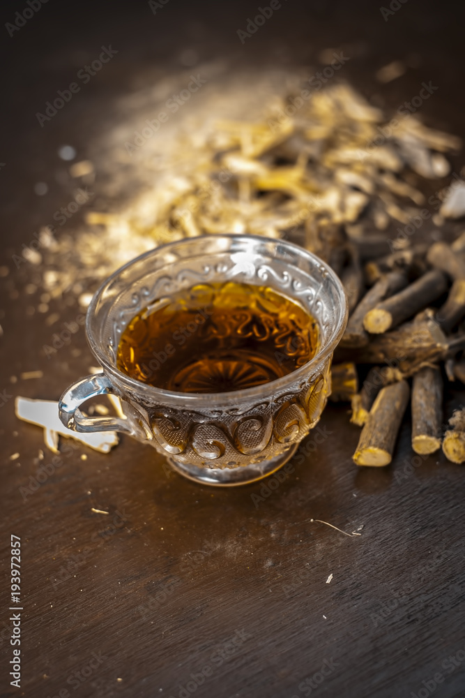Ayurvedic herb Liquorice root,Licorice root, Mulethi or Glycyrrhiza