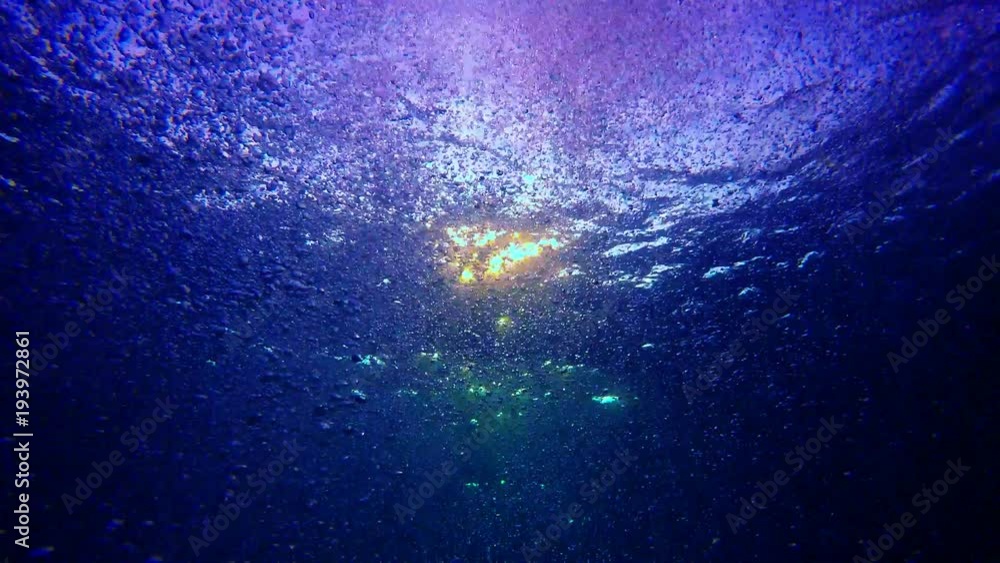 Underwater sunburst Underwater sunburst