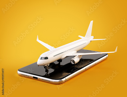 Smartphone application for online searching, buying and booking flights on th...