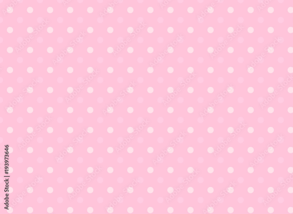 Pink and White Polka Dot Background -Pattern Pink and White Polka Dot Background -Pattern