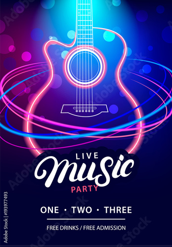 Live Music Party design template