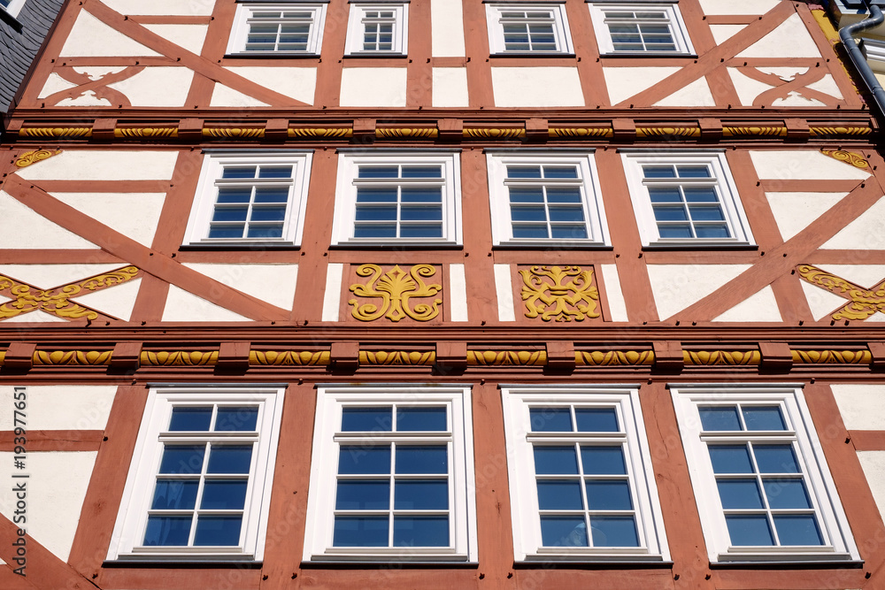 Obraz premium Fassade eines Fachwerkhauses