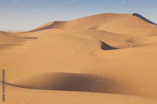 Arabian Sahara dunes in Morocco