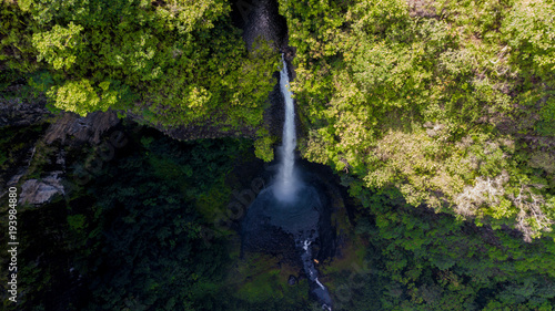 Obraz na płótnie Waterfall in tahiti / Cascade de tahiti