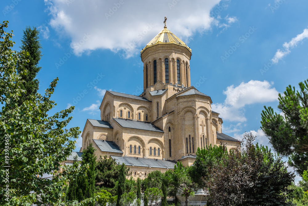 Holy Trinity Cathedral of Tbilisi (also known as Sameba Cathedral) Georgia, Eastern Europe.