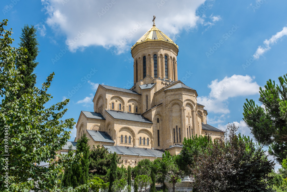 Holy Trinity Cathedral of Tbilisi (also known as Sameba Cathedral) Georgia, Eastern Europe. Holy Trinity Cathedral of Tbilisi (also known as Sameba Cathedral) Georgia, Eastern Europe.