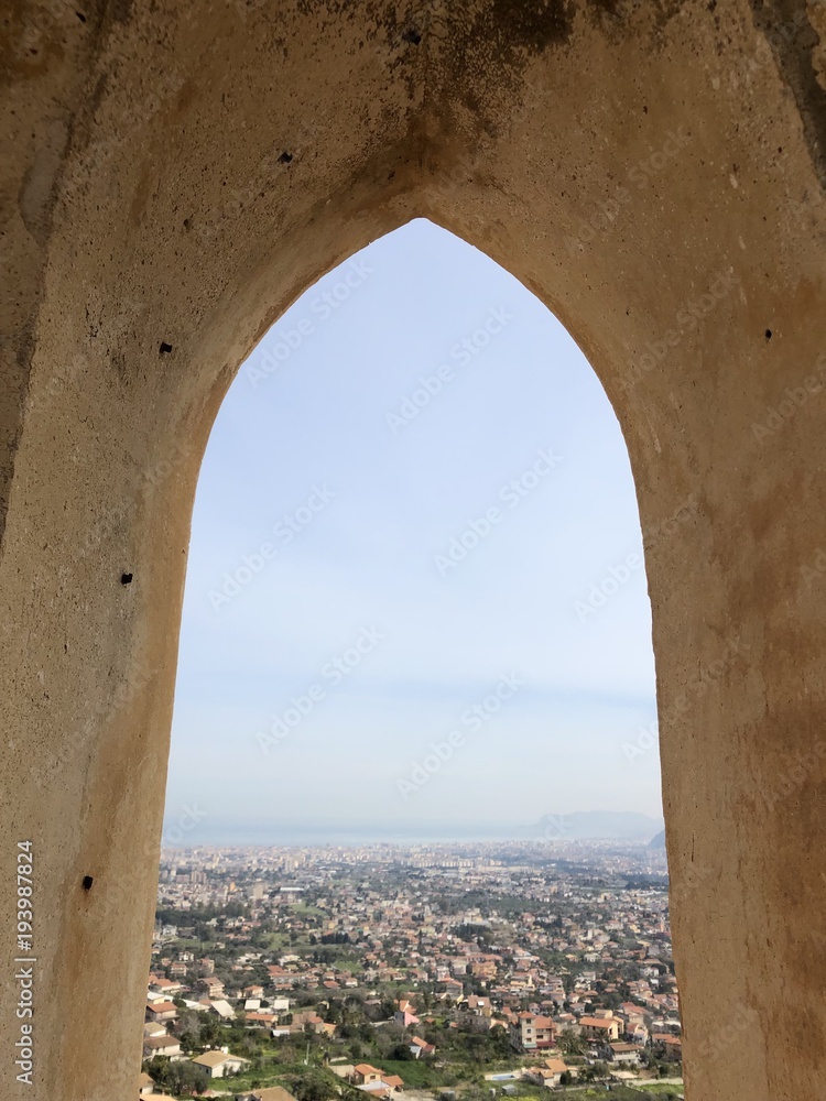 Vista di Palermo, Sicilia, Italia