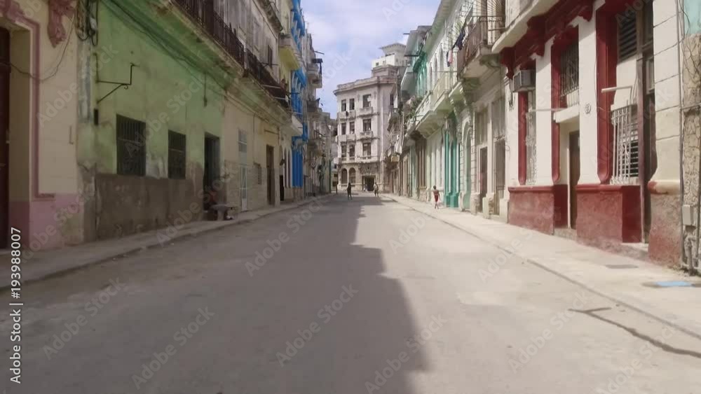 Walking through destruction in Havana, Cuba Walking through destruction in Havana, Cuba