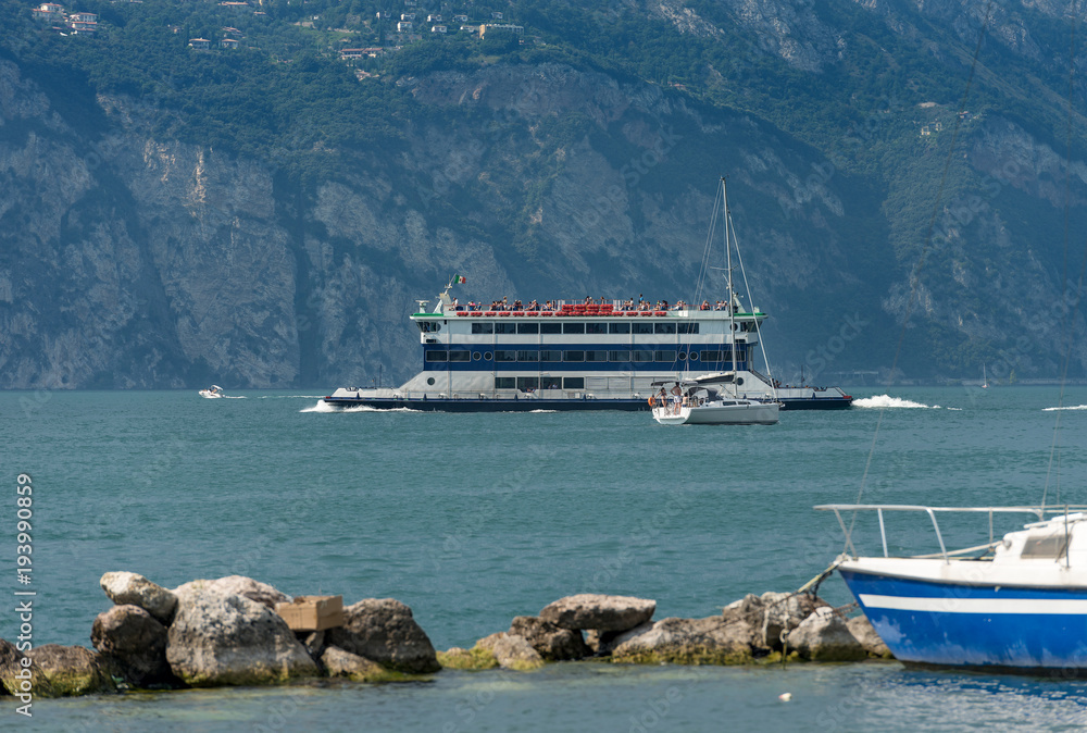 Ferry Boat - Garda Lake (Lago di Garda) - Malcesine Italy