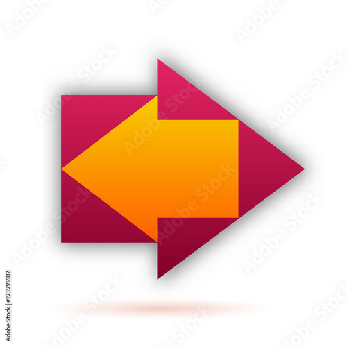 arrow symbol logo icon isolated on white background01