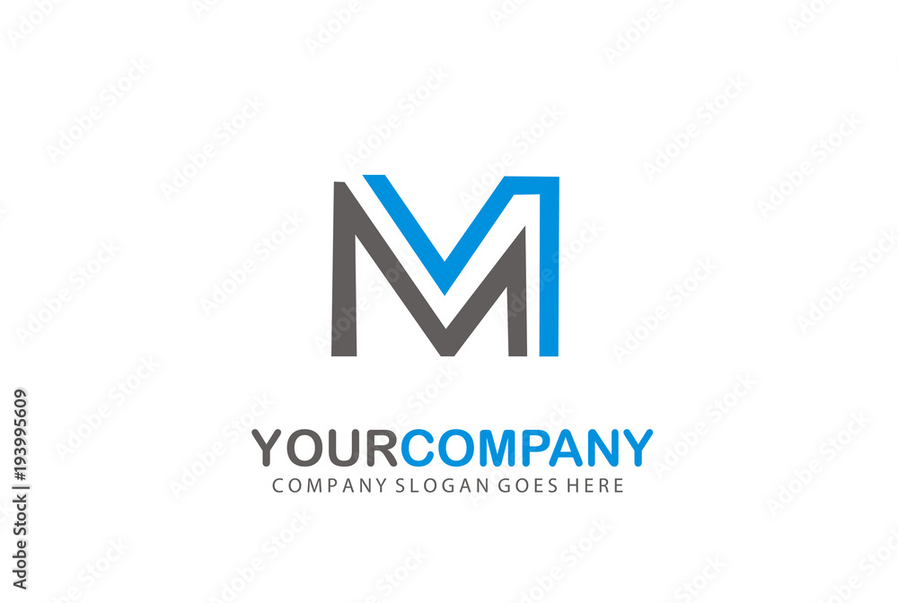 Logo Letter M Flat Vector Design Logo Letter M Flat Vector Design