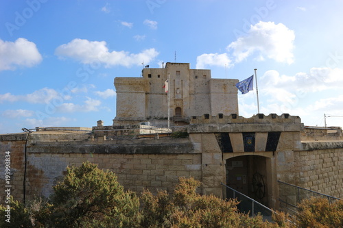 St. Lucian's Tower near Marsaxlokk , Malta